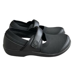 Traq by Alegria Qutie Waking Shoes Women’s Size 41 Black Hook Loop Strap Comfy